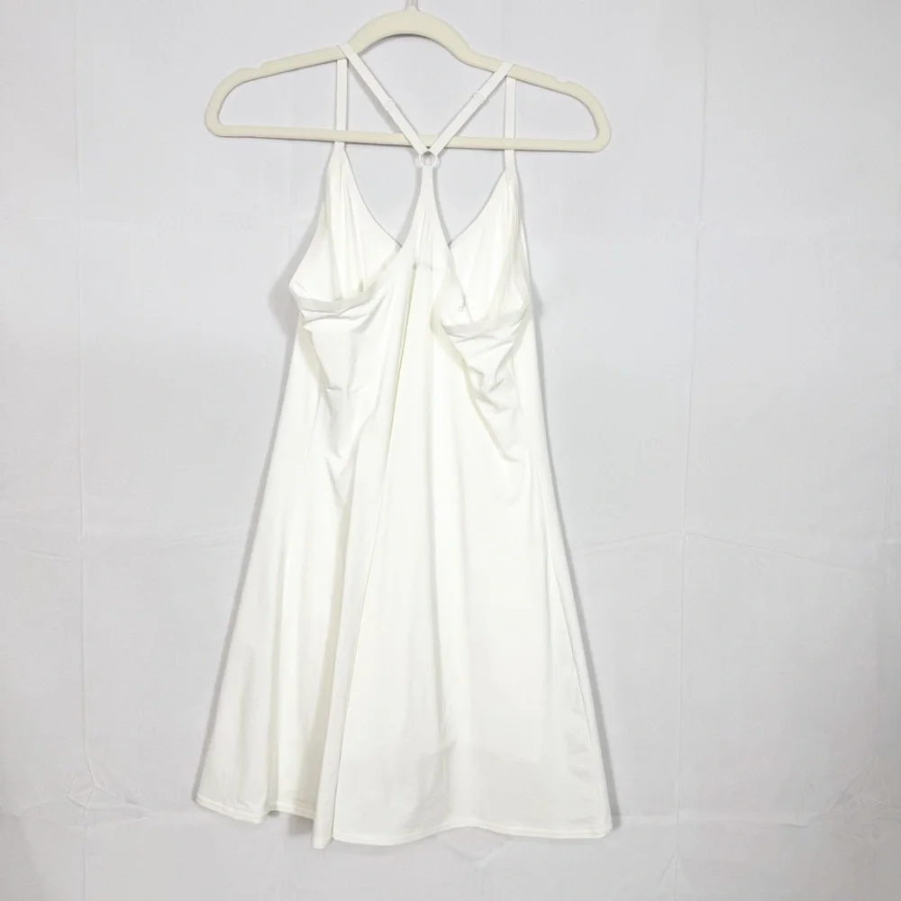 Outdoor Voices The Exercise Dress Tennis Athletic Workout White Lined - Picture 4 of 14